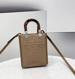 Fendi 8BS051 Mini Sunshine Shopper Bag 8527 Apricot - Default Title - View 2
