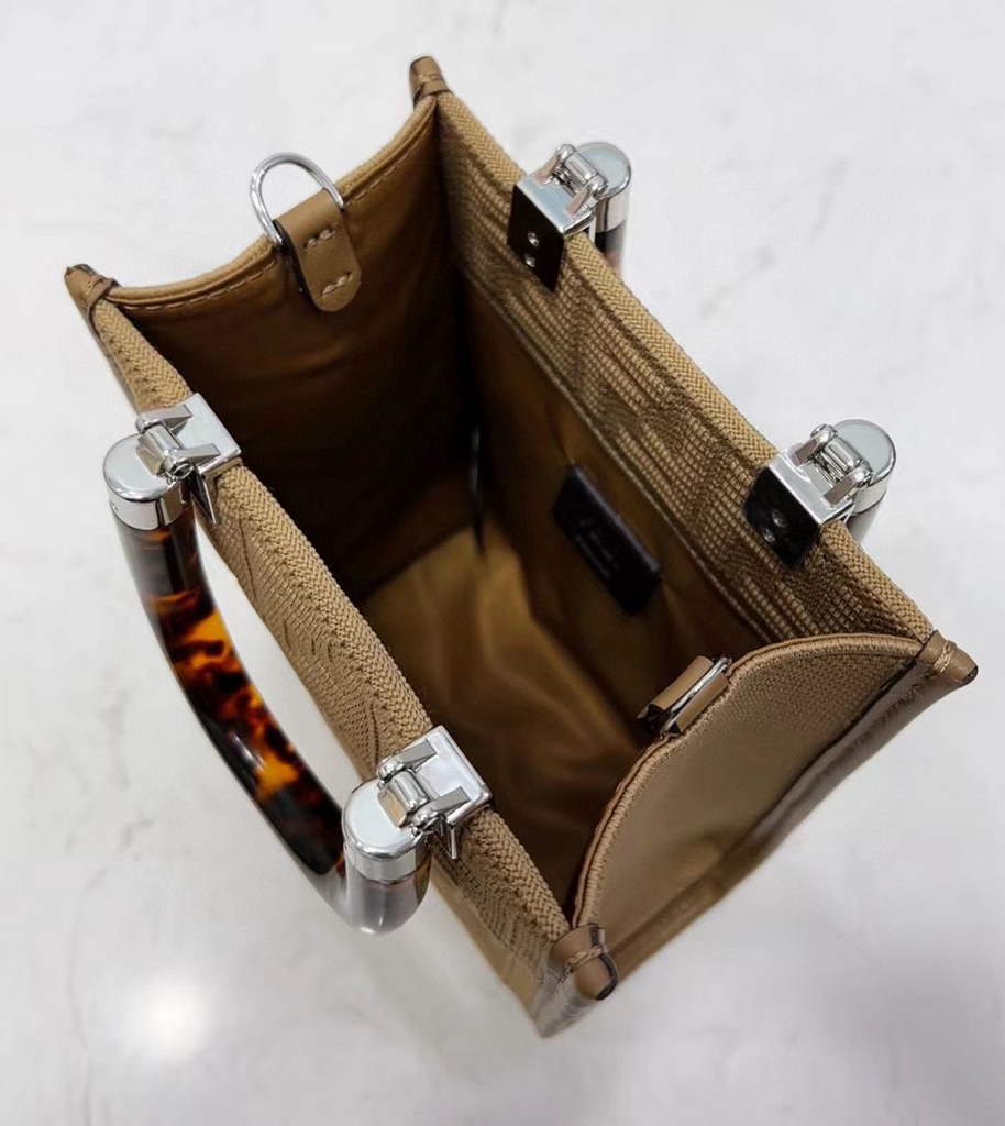 Fendi 8BS051 Mini Sunshine Shopper Bag 8527 Apricot - Default Title - View 8
