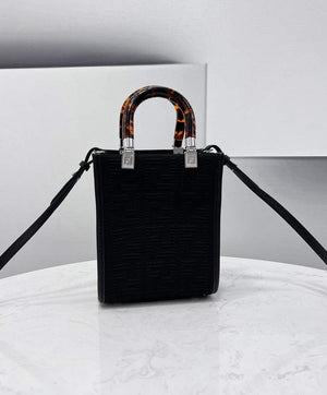Fendi 8BS051 Mini Sunshine Shopper Bag 8527 Black - Default Title - View 2