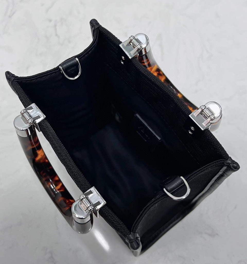 Fendi 8BS051 Mini Sunshine Shopper Bag 8527 Black