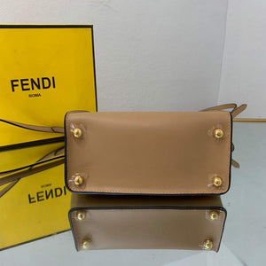 Fendi 8BS054 fendi way small Apricot Leather Bag - Default Title - View 9
