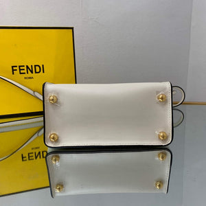 Fendi 8BS054 fendi way small Beige Leather Bag - Default Title - View 9