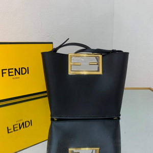 Fendi 8BS054 fendi way small Black Leather Bag - Default Title - View 3