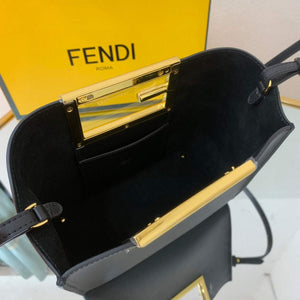Fendi 8BS054 fendi way small Black Leather Bag - Default Title - View 7