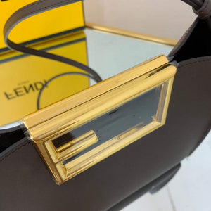 Fendi 8BS054 fendi way small Brown Leather Bag - Default Title - View 7
