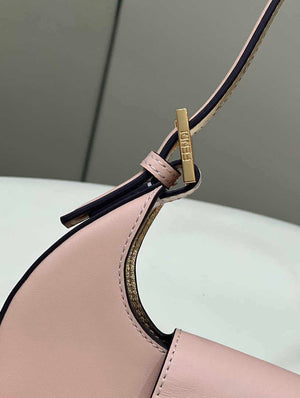 Fendi 8BS065 Fendi Cookie Pink leather mini Croissant bag 8556 - Default Title - View 7