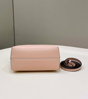 Fendi 8BS067 By The Way Mini Small Boston bag in mint Pink leather - Default Title - View 4