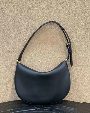 Fendi 8BS069 Fendi Black Leather Croissant bag 8373 - Default Title - View 2