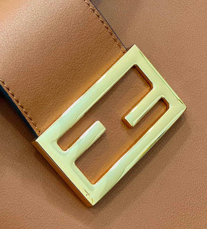 Fendi 8BS069 Fendi Brown Leather Croissant bag 8373 - Default Title - View 4