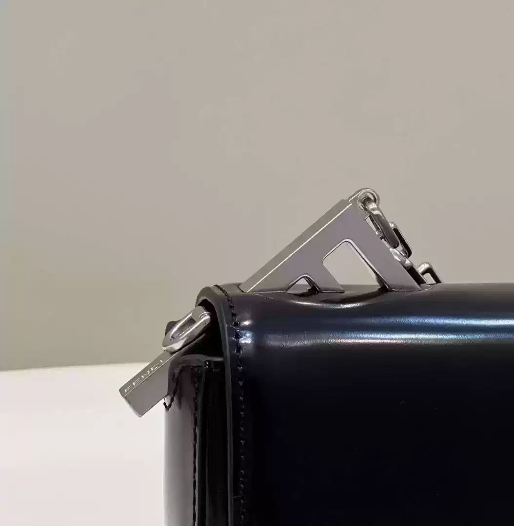 Fendi 8BS072 Fendi First Sight Black leather mini bag - Default Title - View 4