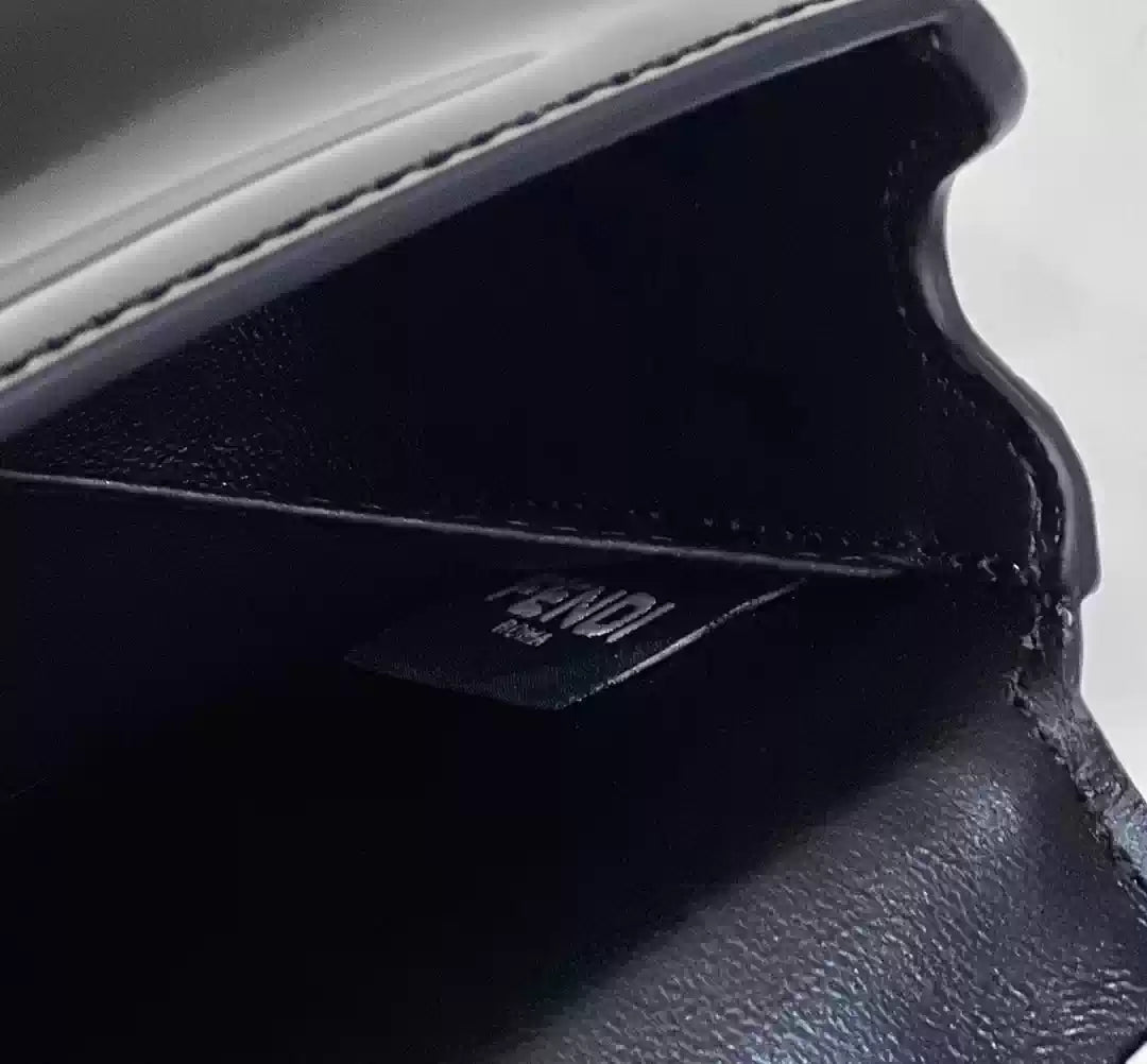 Fendi 8BS072 Fendi First Sight Black leather mini bag