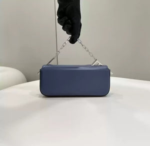Fendi 8BS072 Fendi First Sight Blue leather mini bag - Default Title - View 2