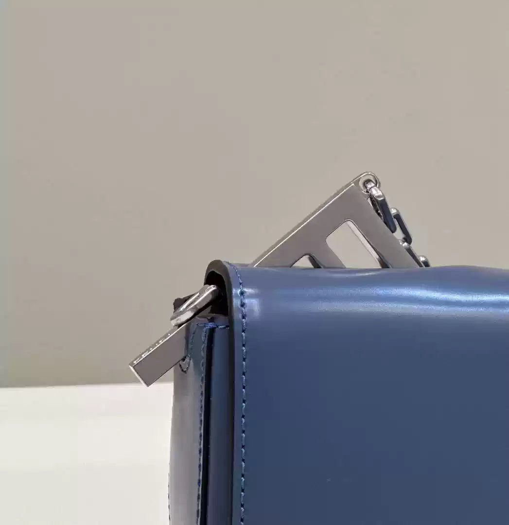Fendi 8BS072 Fendi First Sight Blue leather mini bag - Default Title - View 5