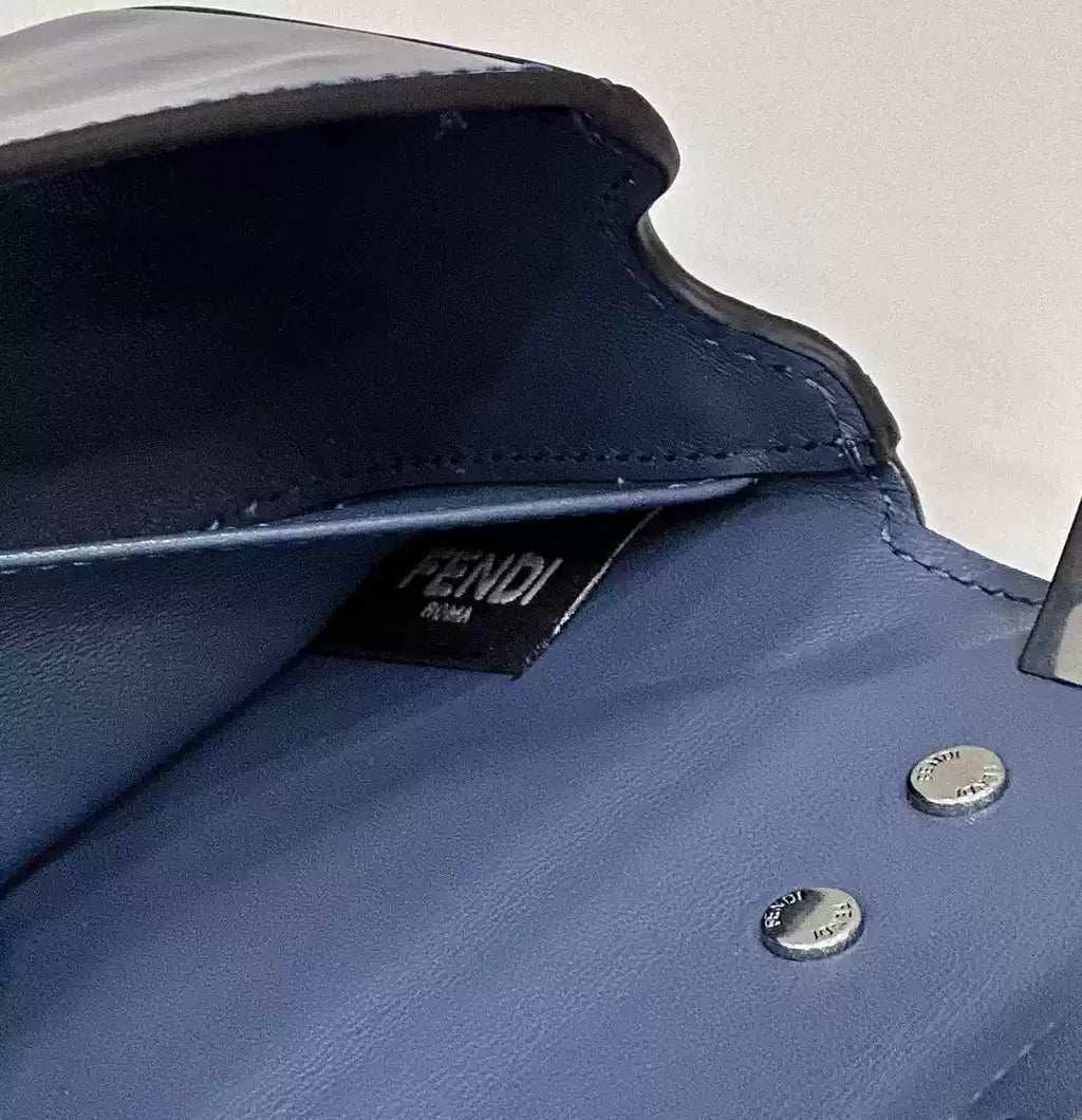 Fendi 8BS072 Fendi First Sight Blue leather mini bag