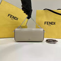 Fendi 8BS072 Fendi First Sight Gray leather mini bag - Default Title - View 1