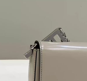 Fendi 8BS072 Fendi First Sight Gray leather mini bag - Default Title - View 5