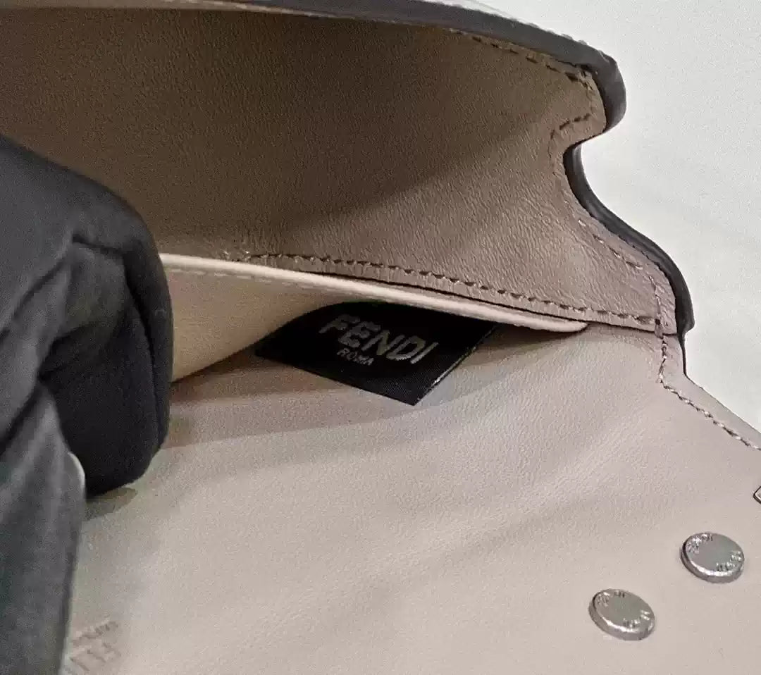 Fendi 8BS072 Fendi First Sight Gray leather mini bag