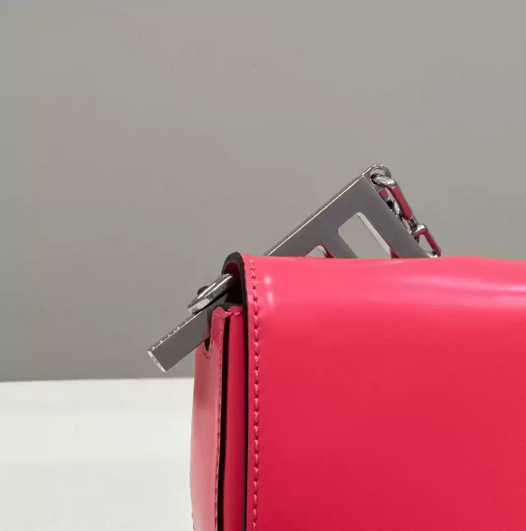 Fendi 8BS072 Fendi First Sight Red leather mini bag