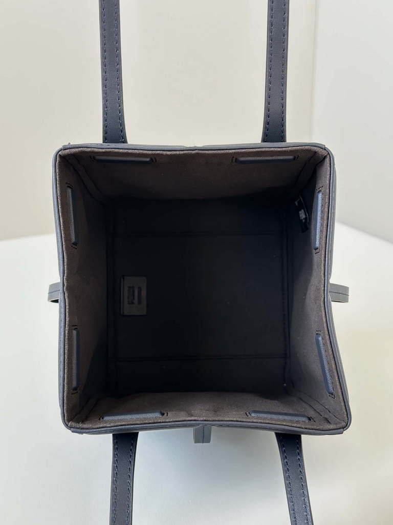 Fendi 8BS083 Fendi Origami Mini Transformable dark blue FF chenille mini-bag 8626BGs