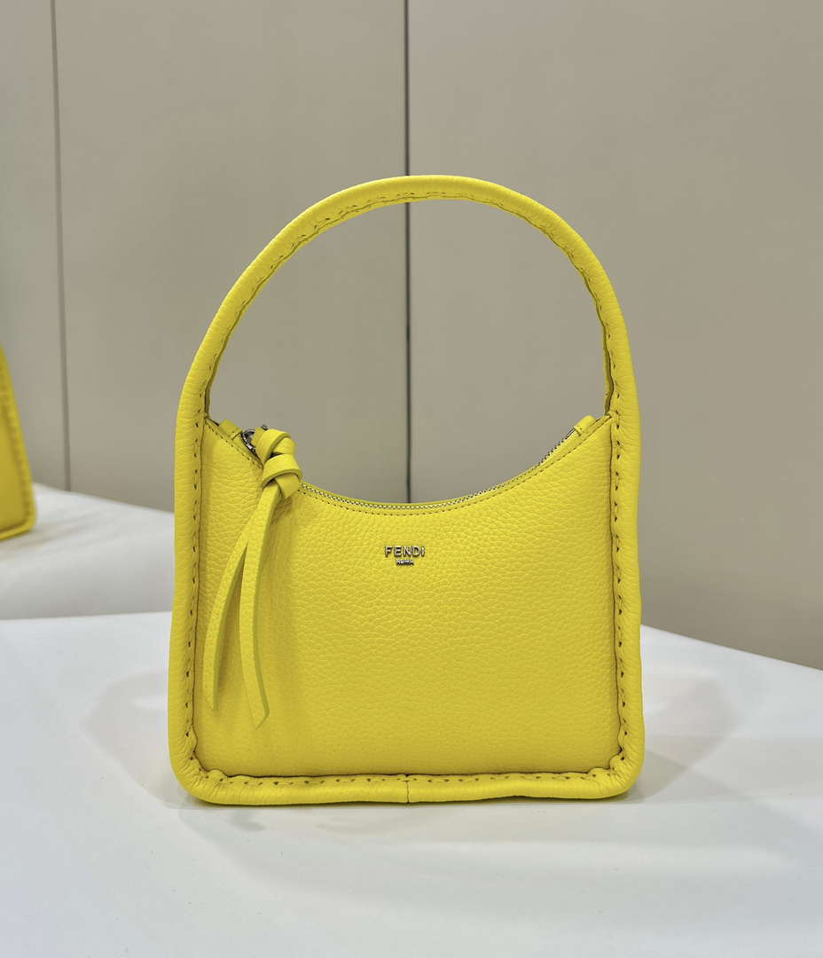 Fendi 8BS094 Mini Fendessence mini bag Yellow 80165A