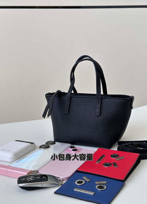 Fendi 8BS096 Black Selleria bag with 62 hand-sewn topstitches 8655C - Default Title - View 9