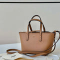 Fendi 8BS096 Brown Selleria bag with 62 hand-sewn topstitches 8655C - Default Title - View 1