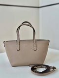 Fendi 8BS096 Gray Selleria bag with 62 hand-sewn topstitches 8655C