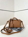 Fendi 8BS098 By The Way Selleria Mini Cappuccino-coloured Selleria mini-bag with 156 hand-sewn stitches 8668s