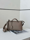 Fendi 8BS098 By The Way Selleria Mini Gray Selleria mini-bag with 156 hand-sewn stitches 8668s
