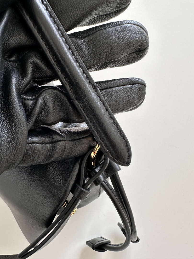 Fendi 8BS105ABVEF0K7E Mamma Baguette Small Black nappa leather mini bag 8677