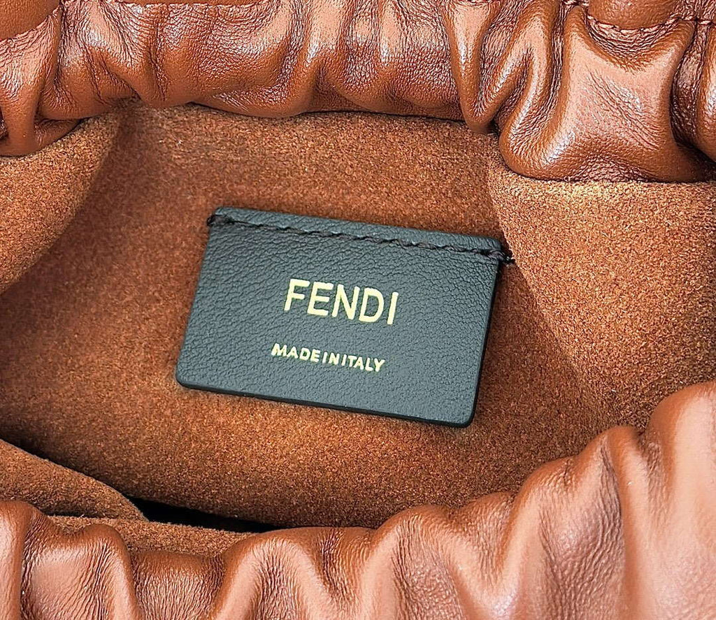 Fendi 8BS105ABVEF0K7E Mamma Baguette Small Brown nappa leather mini bag 8677