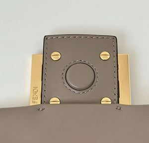 Fendi 8BS105ABVEF0K7E Mamma Baguette Small Dove Green nappa leather mini bag 8677 - Default Title - View 7