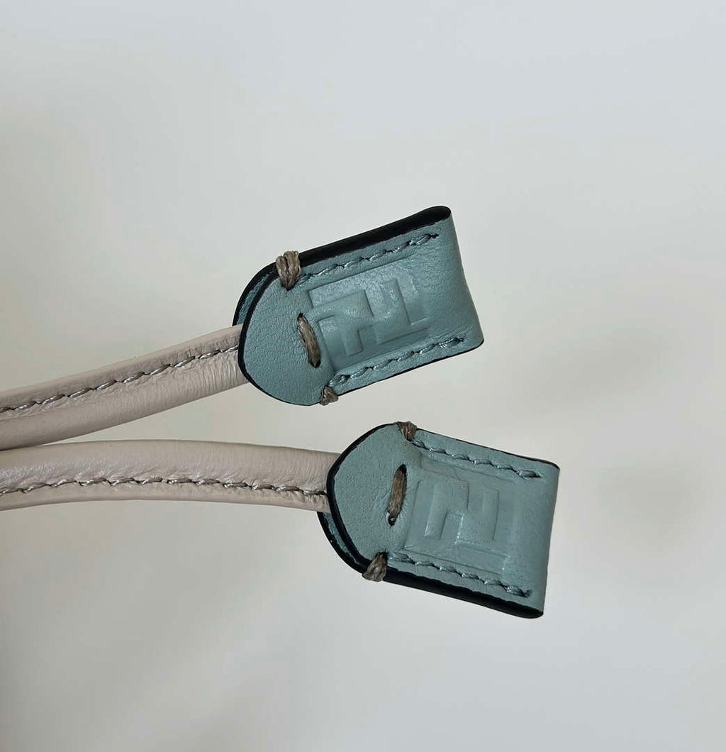 Fendi 8BS105ABVEF0K7E Mamma Baguette Small Matcha green nappa leather mini bag 8677