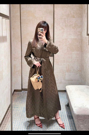 Fendi 8BS105ABVEF0K7E Mamma Baguette Small Pale pink nappa leather mini bag 8677 - Default Title - View 4