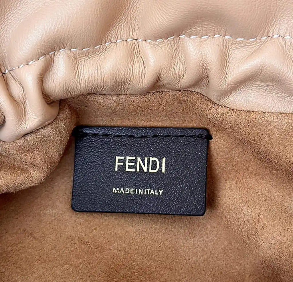 Fendi 8BS105ABVEF0K7E Mamma Baguette Small Pink nappa leather bag 8677S