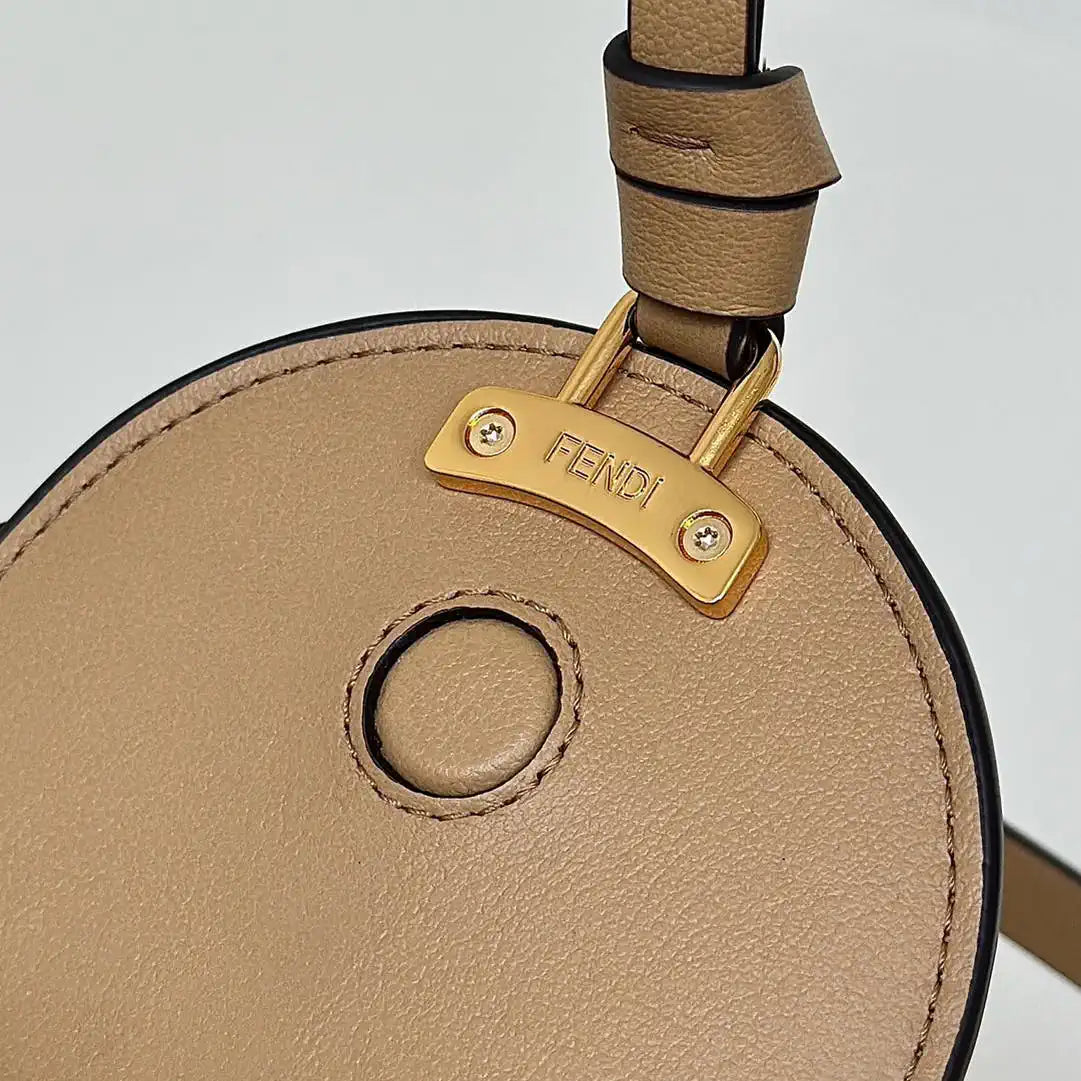 Fendi 8BS110 Fendi Spy Mini Apricot leather mini-bag