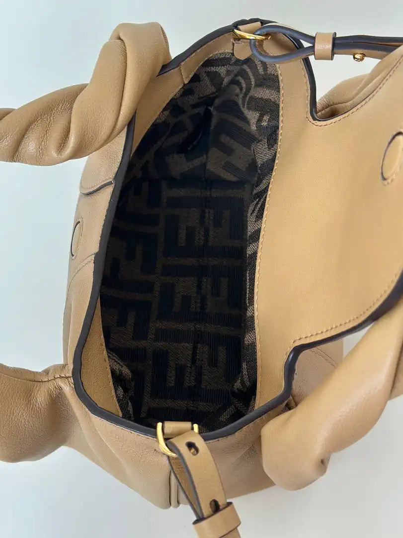 Fendi 8BS110 Fendi Spy Mini Apricot leather mini-bag