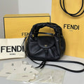 Fendi 8BS110 Fendi Spy Mini Black leather mini-bag