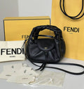Fendi 8BS110 Fendi Spy Mini Black leather mini-bag