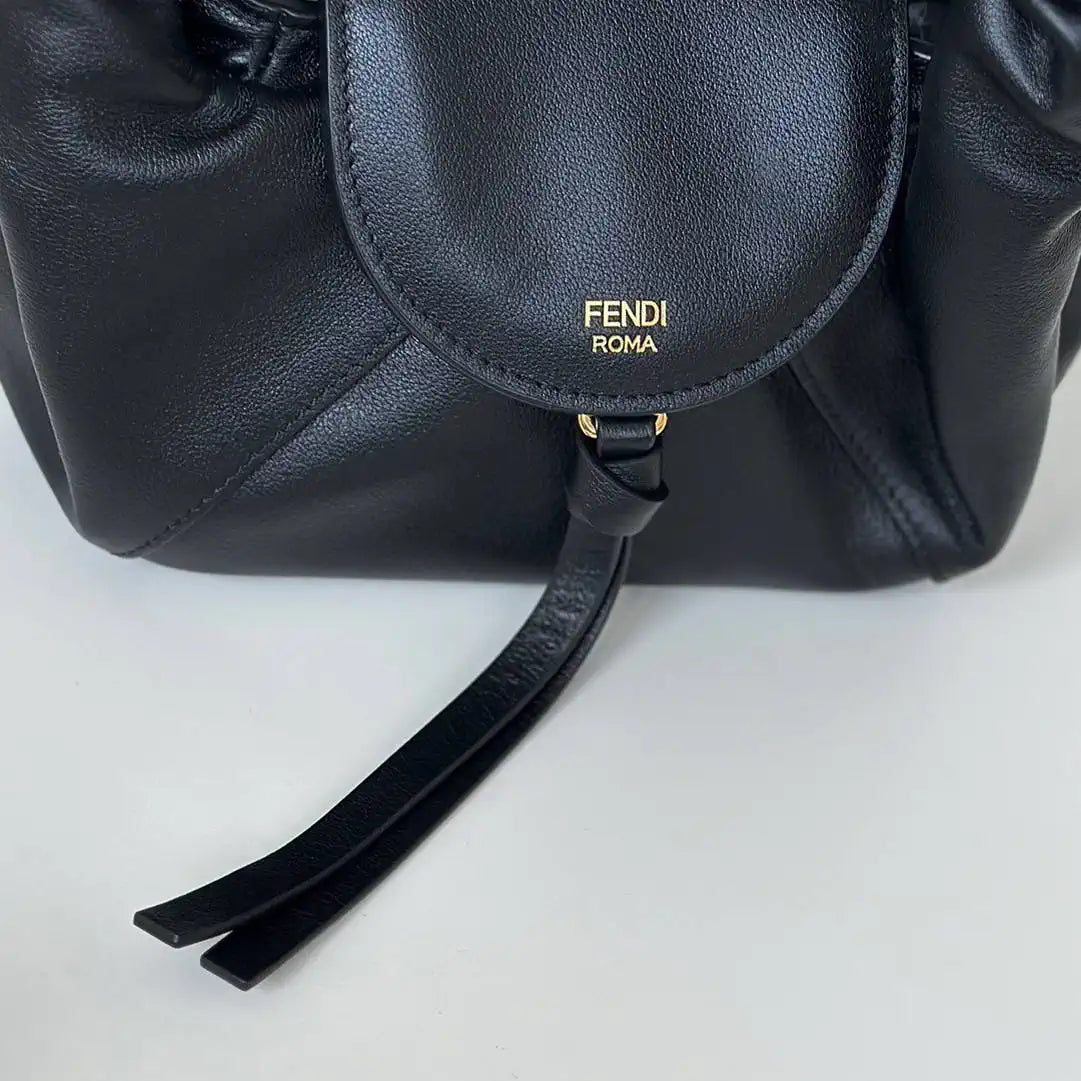Fendi 8BS110 Fendi Spy Mini Black leather mini-bag