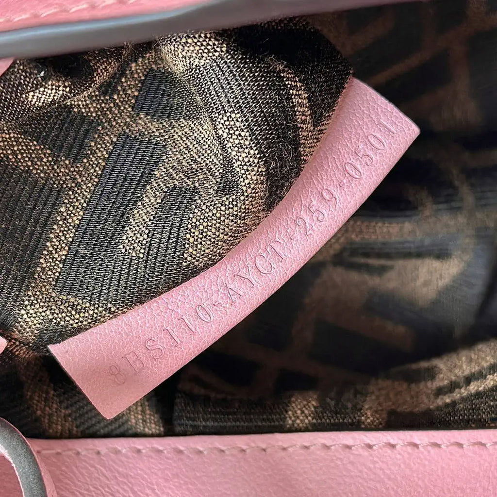 Fendi 8BS110 Fendi Spy Mini Pink leather mini-bag