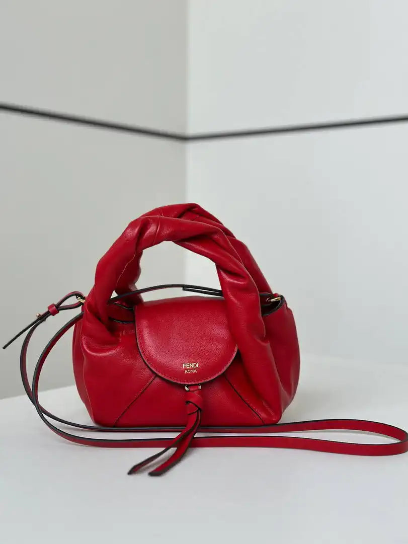 Fendi 8BS110 Fendi Spy Mini Red leather mini-bag