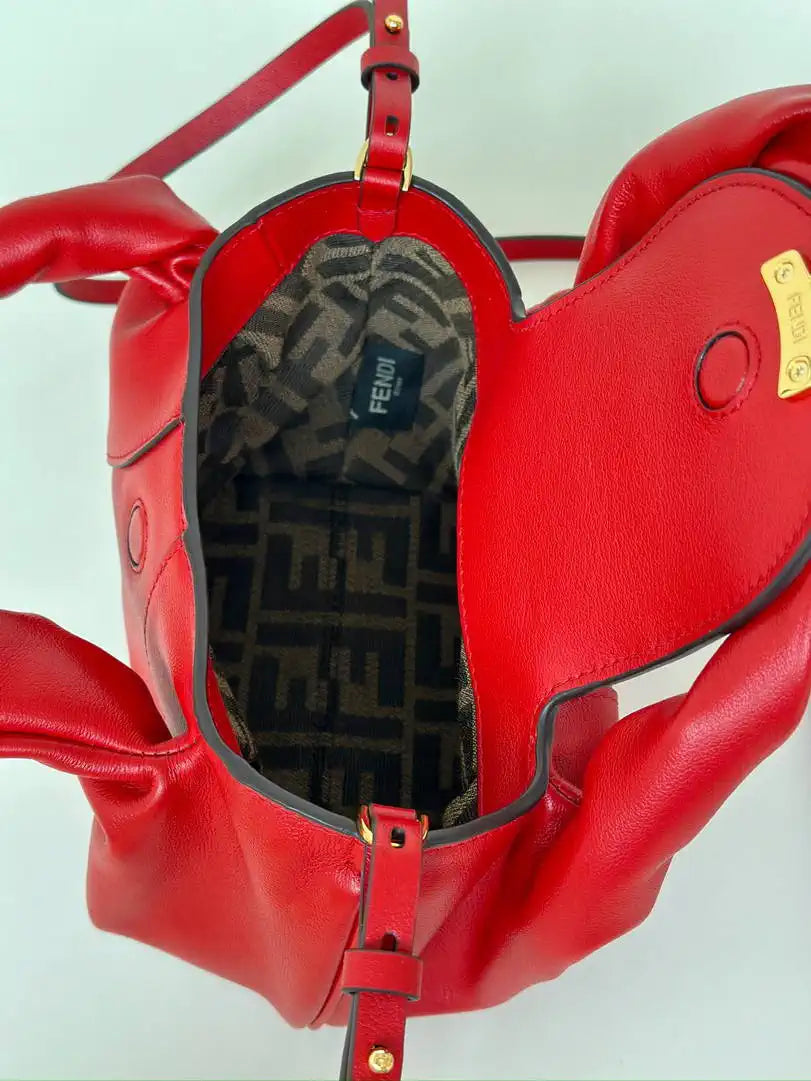 Fendi 8BS110 Fendi Spy Mini Red leather mini-bag
