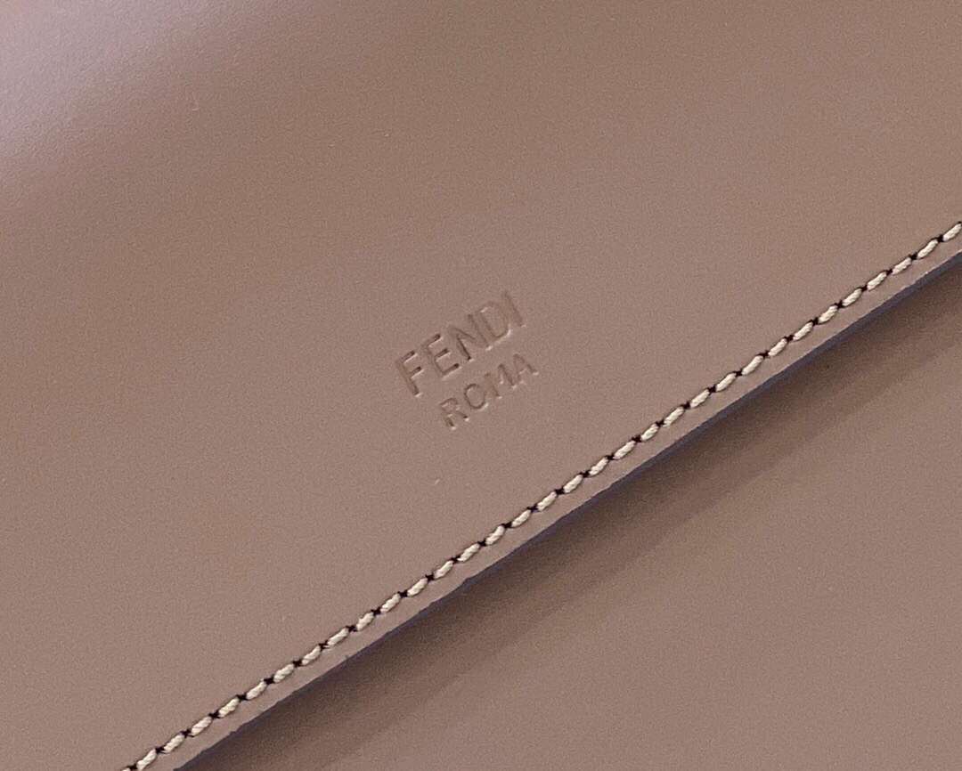 Fendi 8BT284 Kan I F Leather Bag Brown - Default Title - View 5