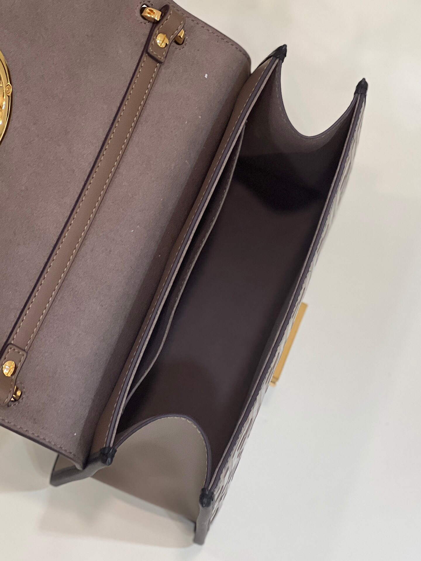 Fendi 8BT284 Kan I F Leather Bag Brown - Default Title - View 9