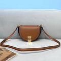 Fendi 8BT346 Moonlight Shoulder Brwon Leather Bag - Voguebags