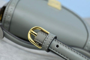 Fendi 8BT346 Moonlight Shoulder Gray Leather Bag - Voguebags