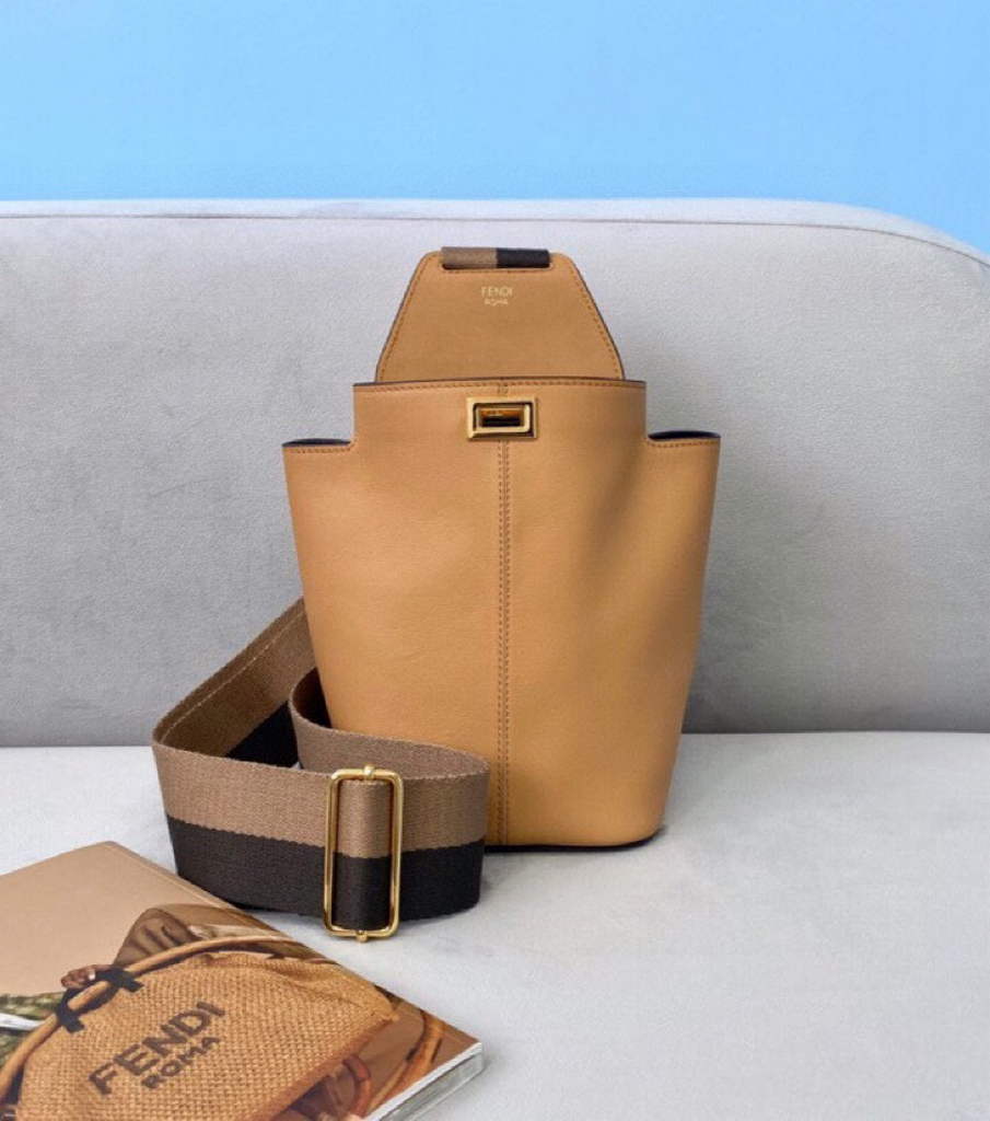Fendi 8BZ047 Guitar 8301 Shoulder bag Apricot - Default Title - View 1