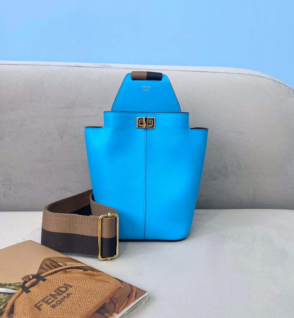 Fendi 8BZ047 Guitar 8301 Shoulder bag Blue - Default Title - View 1