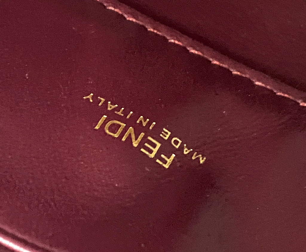 Fendi 8BZ047 Guitar 8301 Shoulder bag Blue